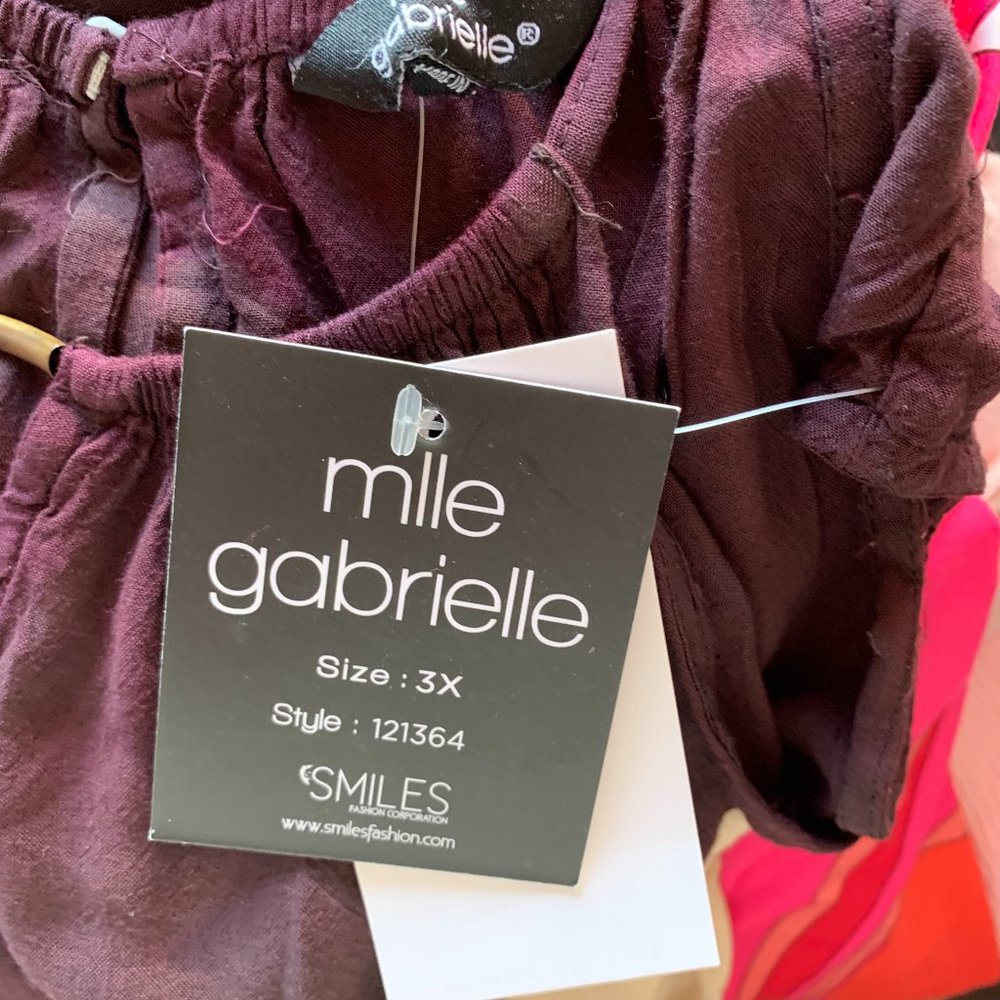 MLLE GABRIELLE Plus BOHO High Neck Jewel Maxi Dress SIZE 3X NWT - Picture 11 of 12